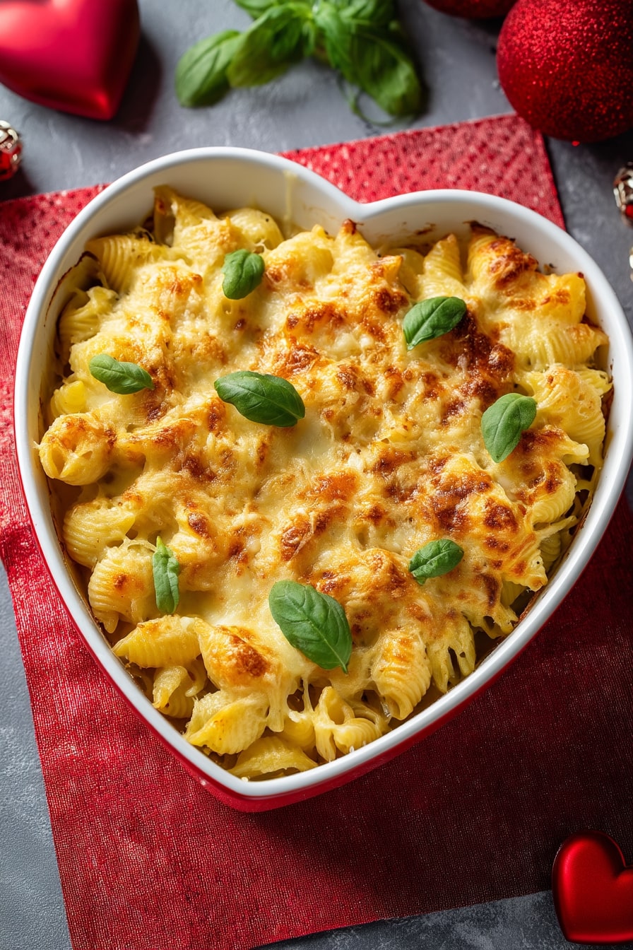 Heartwarming Pasta Bake for a Family Valentine Dinner_featured
